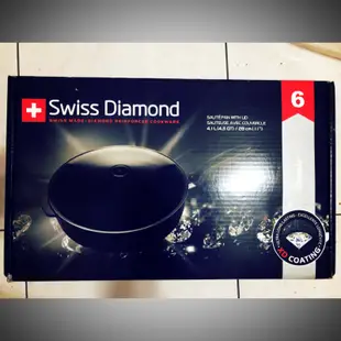 【全新】Swiss Diamond XD 瑞士鑽石鍋 28CM圓形深煎鍋 （含蓋）