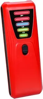 Eigell EMF Meter Electromagnetic Radiation Detector Portable Radiation Tester 5 LED Indicators for Computer Printer Office TV Home, Red