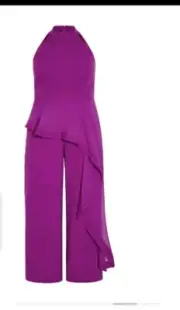 City Chic Medium Jumpsuit Classic Magneta Plus Size 18