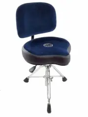 Roc-N-Soc Nitro Gas Drum Throne with Back Rest, BLUE Free Shipping / New In Box