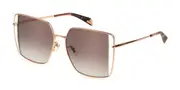 Police SPLL37 STAGEDIVE 12 08FC Women’s Sunglasses Gold Size 56