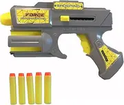 Nerf Toy Gun Toy with 5 Darts Toy Gun for Kids Foam Grey