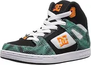 [DC Shoes] DC Boys' Rebound TX SE Skate Shoe-K, Black/White/Blue, 5 M US Big Kid