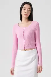 Lived Cardigan Light Pink