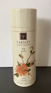 YARDLEY Vintage Scented Delicate PEACH ELEGANCE Perfumed Talcum Talc Body Powder