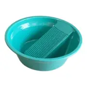 Washboard Basin with Washboard Laundry Wash Tub for Blouses Underwear Socks