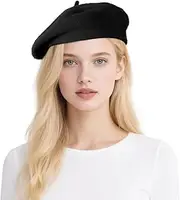 [mifengda] Classic Beret Hats for Women French Beret Hats Painter Artist Costume Cap for Women Girls Men Kids