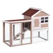YES4PETS Rabbit Hutch Small Ferret Guinea Pig Cage Hen Chook Cat Kitten House