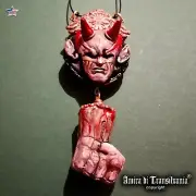 Satanic Jewelry Talisman Necklace Amulet Pendant Locket Lucifer Left Path Hand