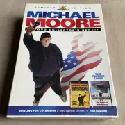 Michael Moore Collector Set (DVD 2-Film NEW) Documentary Columbine Corporation +