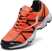 [Jazba] Rattler Field Hockey Shoe for Men Women Junior Size，Astro Turf Trainers with Good Grip on Wet Turf, Great for Outdoor Sports Trekking Hiking Trail Running Lacrosse