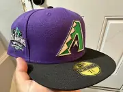 7 3/4 - Arizona Diamondbacks Burdeen's Exclusive New Era Fitted Cap