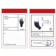 50pcs/pack Notebooks Writing Pads Diaries Memo Book Notepads Memo Notes Mini