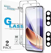 KATIN [2+2 Pack] Screen Protector for Samsung Galaxy A36 Tempered Glass with Camera Lens Protector, 9H Hardness, Easy to Install, Bubble Free, Anti Scratch