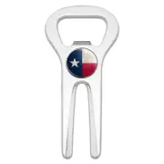 Rustic Texas State Flag Distressed USA Golf Divot Repair Tool Bottle Opener