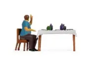 Noch 16514 Ho Scale Small Scene: Couple at Restaurant or Brewery
