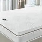 3" Copper Green Tea Memory Foam Mattress Topper Bamboo Removable Washable Cover