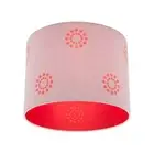 Cougar Lighting Fabian DIY Batten Fix Light Red & Silver
