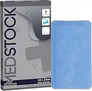 MEDSTOCK Super Absorber Dressing,10CM X 20CM, 5 Count, Wound Care, Ultimate Absorption, Holds Extra Volumes of Exudate, Less Frequent Dressing Changes, Reduces Damage Risk & Maceration