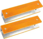 2pcs Road Sign Outline Sign Triangular Reflector Trailer Lamp Tester Strainer Special Tester Detector Tester Switch Cover Socket Traffic Signs Wall Decor Galvanized Iron