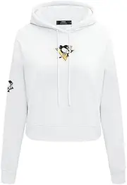 Pro Standard Womens NHL Classic Chenille Cropped Pullover Hoodie