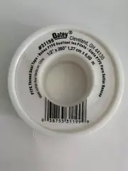 Oatey 31199 PTFE Thread seal Tape 1/2" x 260" ( 1,27 cm x 6,60 m ) White sealant