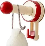 Suction Cup Hooks,Adjustable Suction Cup Hooks for Shower | Heavy Duty Versatile Organizer, Rental House Kitchenware Hanger for Bags, Towel, Hats, Coat, Keys