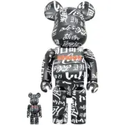 BE@RBRICK Coca-Cola × atmos TYPE-6 400% & 100% Rare Medicom BearBrick from Japan