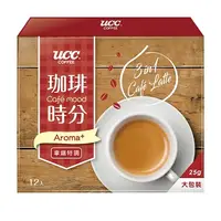 在飛比找PChome24h購物優惠-UCC 珈琲時分 拿鐵風味3合1咖啡25g*12包/盒 X2