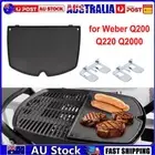 1* BBQ HALF GRIDDLE PLATE for Weber Q Series Q200, Q220, Q2000, Q2200