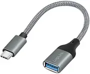 Logilink USB 3.2 Gen1 Type-C Adapter, C/M to USB-A/F, OTG, Auminum, CU0106