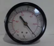 VACUUM GAUGE (UNITED INSTRUMENT GAUGE -30-0hg -1-0bar) REAR FITTING NEW