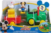 JP Mickey & Minnie JPL38734 Mickey Mouse Barnyard Fun Tractor, Multi Colour