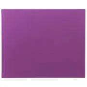Dazzle Quarto Blank Guest Book, Landscape (Purple)