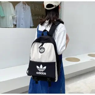 100％原廠Adidas/愛迪達雙肩包男書包女學生大容量電腦包旅行包後背包潮包時尚百搭韓版背包