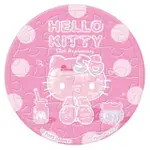 【HUNDRED PICTURES 百耘圖】HELLO KITTY50周年透明的我拼圖磁鐵16片透明圓(三麗鷗)