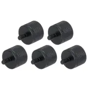 5Pcs Mic Stand Adapter 1/4 Female to M5 Male Thread Screw Adapter Aluminum