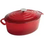Vogue Red Oval Casserole Dish 5Ltr • PAS-GH313