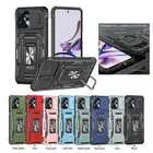 For Samsung Galaxy M53 A21S A34 A54 A53 A73 Armor Push Window Case Ring Cover
