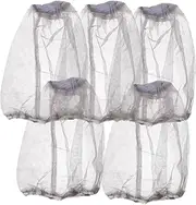 Fishing Mosquito Netting Portable Insect Hat for Outdoor Supply Mosquito Hat Netting Neck Cover Grey