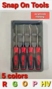 Snap On Tools 4pc Mini Precision Pick Set O Ring Seal Gasket Puller Remover NEW!