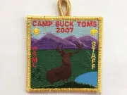 Camp Buck Toms 2007 STAFF pocket patch