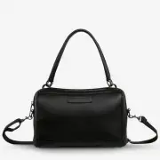 NEW Status Anxiety STATUS ANXIETY Womens Don't Ask Leather Bag - Black