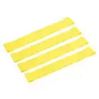 4Pack Chair Bands, Flexible Seating TPE Yellow Band 50mm Width 0.7mm Thick
