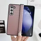 Luxury Crocodile Pattern Leather Case For Samsung Galaxy Z Fold 6 5 4 3 Cover