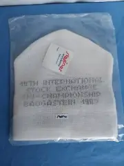 New Vintage Steffner Wool Ski Beanie Interbourse 1987 Bad Gastein