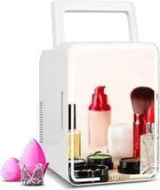 Cobuy Portable Mini Fridge, 12L Personal Beauty Fridge for Skincare, White