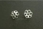 925 Sterling Silver Bead Cap 6x12mm 1pc #51105