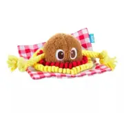 New Bark Spaghetti & Muttballs Meatballs Tug-o-War Rope XS-M Dog Toy