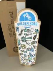 New Golden Road Brewing Oktoberfest Beer Tap Handle Bar Kegerator Lot